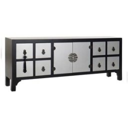 TV-bänk med lådor DKD Home Decor Orientalisk Trä MDF (130 x 24 x 51 cm)