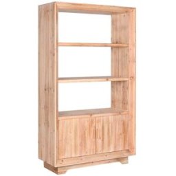 Bokhylla Home ESPRIT Naturell Gran Trä MDF 100 x 40 x 175 cm