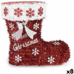 Julstrumpa Krist+ polypropen PET Känga Glitter