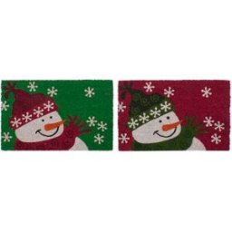 Dörrmatta DKD Home Decor Jul PVC Kokosfiber (60 x 40 x 1,5 cm) (2 antal)