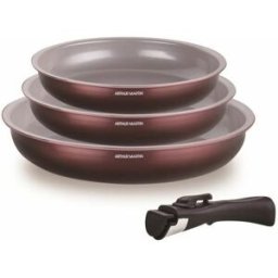 Stekpanna Arthur Martin Prune Aluminium Ø 24 cm Ø 20 cm Ø 28 cm (3 antal)
