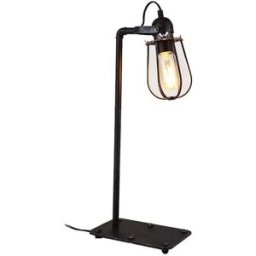 Bordslampa EDM 32107 Svart Metall 60 W 220-240 V 22 x 51 cm 22 x 51 x 13 cm