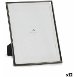 Fotoram Gift Decor Svart Glas Stål (12 antal)