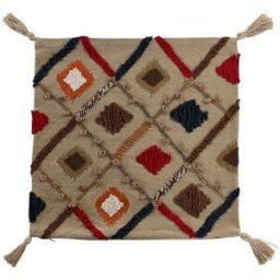 Kuddfodral DKD Home Decor Multicolour Frans 50 x 1 x 50 cm