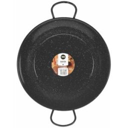 Djup stekpanna med handtag Vaello Svart Emaljerat stål (Ø 30 cm)