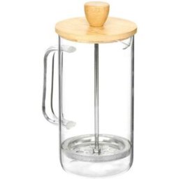 Tekanna Vivalto Naturell Glas Bambu Borosilikatglas 600 ml