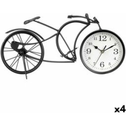 bordsklocka Gift Decor Svart Cykel (4 antal)