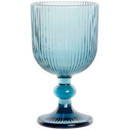 Glasset DKD Home Decor Blå Glas 240 ml