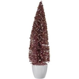 Julgran Krist+ Rosa Gyllene Plast 10 x 38 x 10 cm