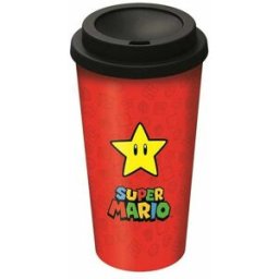 Glas med lock Super Mario 01379 (520 ml)