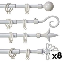 Gardinstång Gift Decor Utdragbar 170 - 320 cm (8 antal)