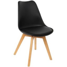 Stol DKD Home Decor Svart 48 x 55 x 83 cm
