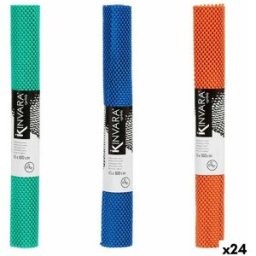 Halkfri matta Kinvara Blå Gummi Plast 45 x 100 cm 45 x 0,01 x 100 cm 5 x 45 x 5 cm (24 antal)