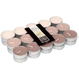 Set med levande ljus Atmosphera 30 Delar Vit