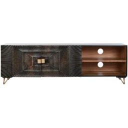 TV-möbler Home ESPRIT Svart 160 x 40 x 50 cm
