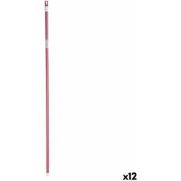 Sopborstskaft Rosa Metall 2,3 x 130 x 2,3 cm (12 antal)