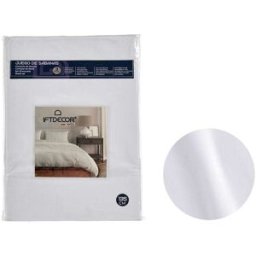 Bäddset Gift Decor Vit Grå Säng 135 3 Delar