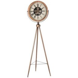 Klocka Home ESPRIT Glas Granträ 61 x 55 x 183 cm