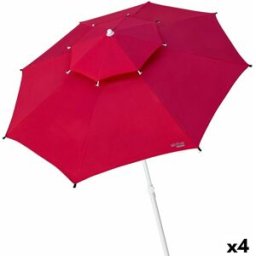 Paraply Aktive Röd 280 x 263 x 280 cm (4 antal)