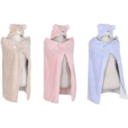 Filt Home ESPRIT Blå Beige Rosa 100 x 75 x 20 cm (3 antal)