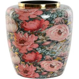 Vas Home ESPRIT Multicolour Rosa Metall 33 x 33 x 35 cm