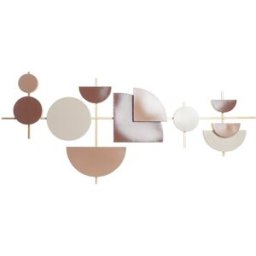 Väggdekoration DKD Home Decor Vit Vit/Rosa Gyllene Ljusrosa Modern Scandi 30 x 40 cm 110 x 6,4 x 49 cm