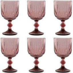 Glasset Home ESPRIT Rosa Glas 380 ml (6 antal)