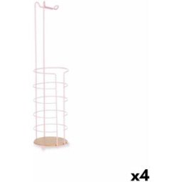 Toalettrullehållare Berilo Rosa 16,5 x 63,5 x 16,5 cm (4 antal)