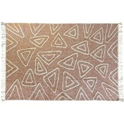 Matta DKD Home Decor Rosa Terrakota n Vit Frans Urban (160 x 230 x 1 cm)