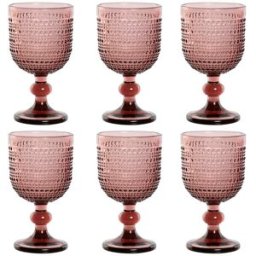 Glasset Home ESPRIT Rosa Glas 240 ml (6 antal)