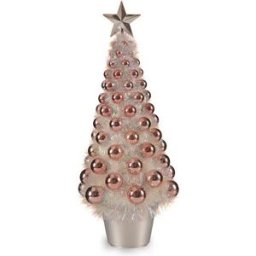 Julgran Krist+ Rosa polypropen PET Plast Regnbågsskimrande 21,5 x 51 x 21,5 cm