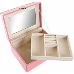 Smyckeskrin DKD Home Decor Rosa Trä MDF 17 x 13 x 8,5 cm
