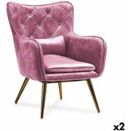 Fåtölj Gift Decor Rosa 68 x 92 x 70 cm (2 antal)