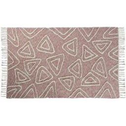 Matta DKD Home Decor Rosa Terrakota n Vit Frans Urban (120 x 180 x 1 cm)