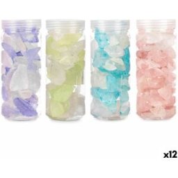 Dekorativa stenar Gift Decor Blå Grön Purpur Rosa 600 g (12 antal)