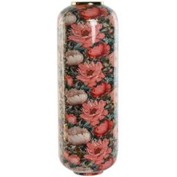 Vas Home ESPRIT Multicolour Rosa Metall 25 x 25 x 69,3 cm