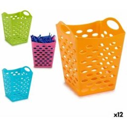 Klykkorg Gul Blå Orange Rosa Polyetylen Plast 13 x 17 x 13 cm (12 antal)