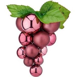 Krist+ Julgranskula Krist+ Rosa Plast Vindruvor Liten
