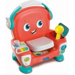 Clementoni Child'S Chair Symphonic My Music Musik (Renoverade C) Vit Plast