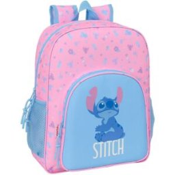 Skolryggsäck Lilo & Stitch Bright Rosa 32 X 38 X 12 Cm