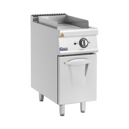 Elektriskt stekbord - 5,4 kW - Räfflad - Underskåp - 40 x 70 cm - Pro 730-serien - Royal Catering