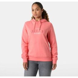 Helly Hansen Women's Core Graphic Hoodie Rosa XL Cream VitXL