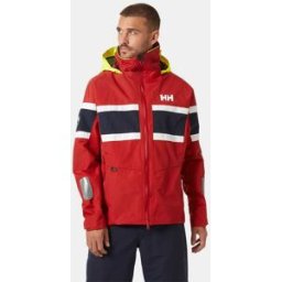 Helly Hansen Herr Salt Original Seglarjacka Röd L Ebony GråL