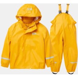 Helly Hansen Barn Bergen 2.0 Pu Regnställ Gul 128 Essential Yellow Gul128