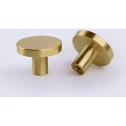 Härligt Hemma Knopp, Metall, Guld/mässing, Borstad “headington” – 25, 28 Och 33 Mm - 33mm
