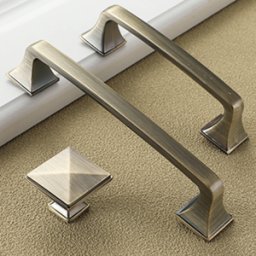 Härligt Hemma Handtag, Metall, Borstad “serrano, Shade” Knopp, 96mm, 128mm - 96mm