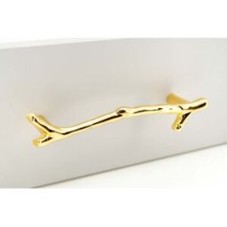 Härligt Hemma Handtag, Metall, Guld “lappland” – Knopp, 96 Mm Och 128 Mm - 128mm