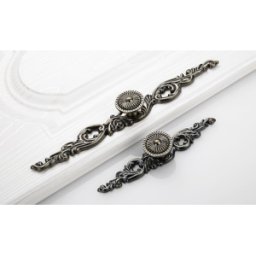 Härligt Hemma Handtag, Metall, Brons, Antik “bodenza” – Knopp, 153 Mm, 242 Mm - 242mm