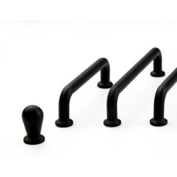 Härligt Hemma Handtag, Metallisk, Svart "Casanuova" Knopp, 96, 128, 192 Mm - 128mm