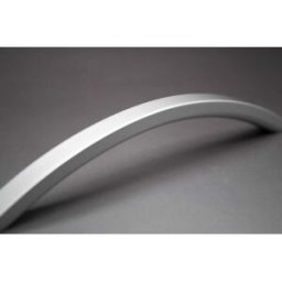 Härligt Hemma Handtag, Metallic, Aluminium, "Satinsilver" 128mm